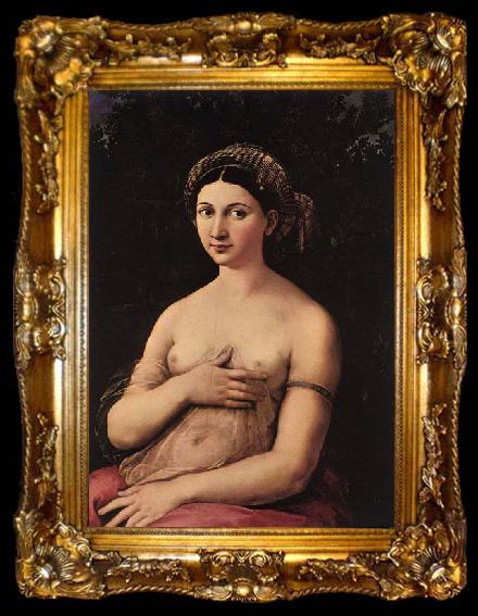 framed  RAFFAELLO Sanzio Portrait of a Young Woman, ta009-2